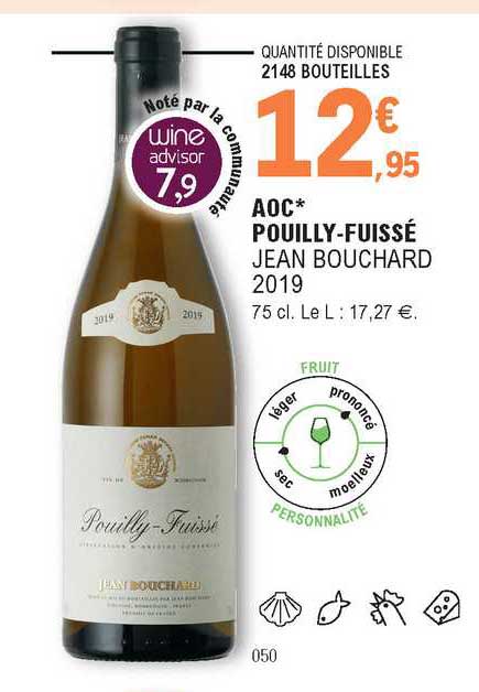 Aoc Pouilly-fuissé Jean Bouchard 2019