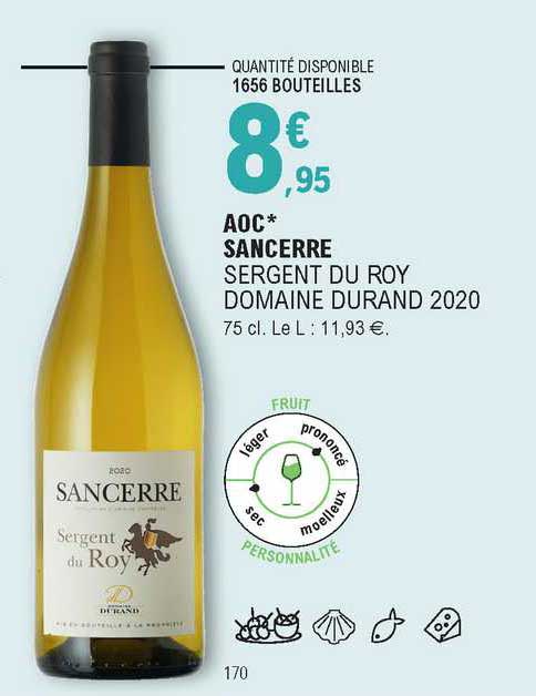 aoc sancerre sergent du roy domaine durand 2020