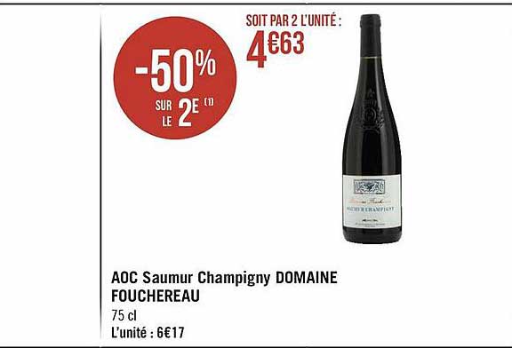 aoc saumur champigny domaine fouchereau
