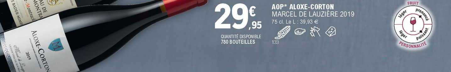 aop aloxe-corton marcel de lauzière 2019