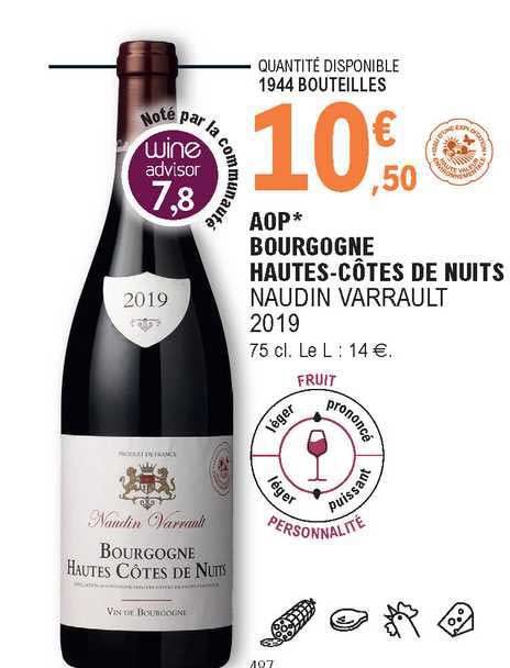 aop bourgogne hautes-côtes de nuits naudin varrault 2019