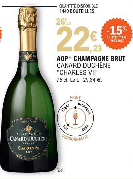 aop champagne brut canard duchêne "charles VII"