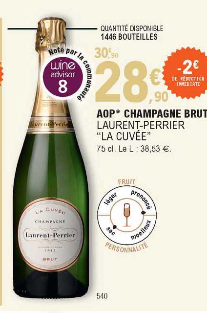 Aop Champagne Brut Laurent-perrier "la Cuvée"