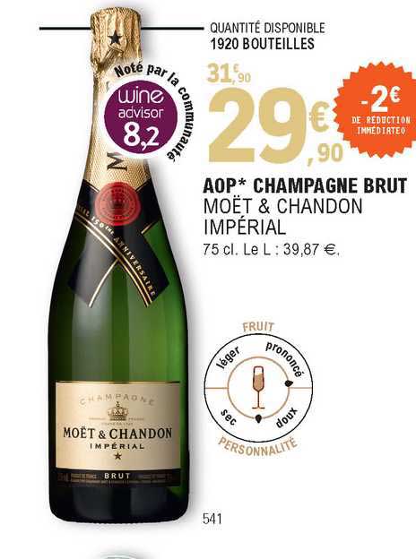 aop champagne brut moët & chandon impérial