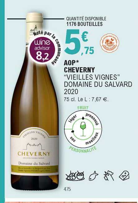 aop cheverny "vieilles vignes" domaine du salvard 2020