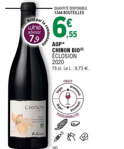 Aop Chinon Bio éclosion 2020