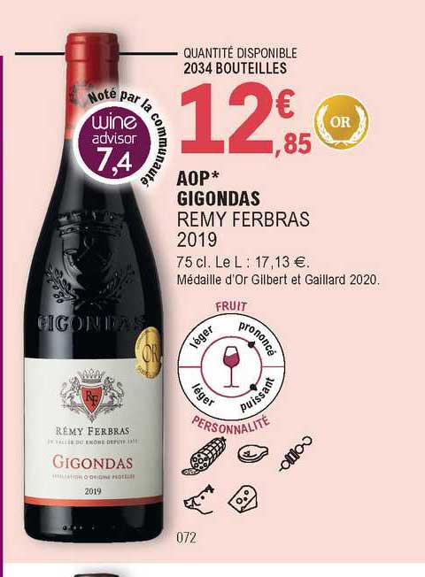 aop gigondas remy ferbras 2019
