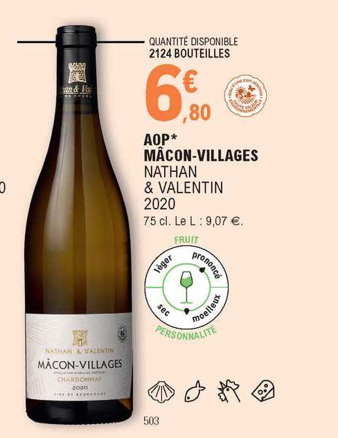 aop mâcon-villages nathan & valentin 2020