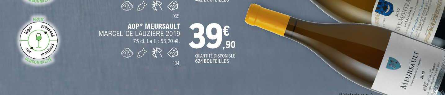 aop meursault marcel de lauzière 2019