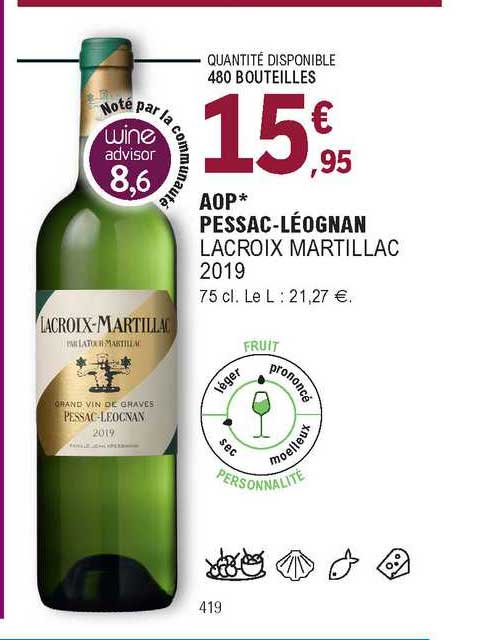aop pessac-léognan lacroix martillac 2019