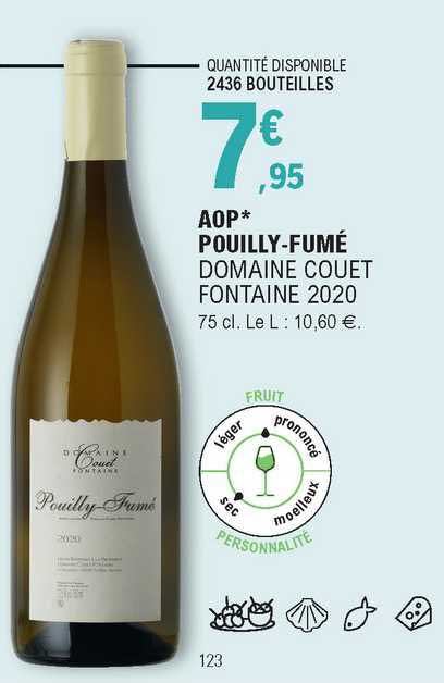 aop pouilly-fumé domaine couet fontaine 2020