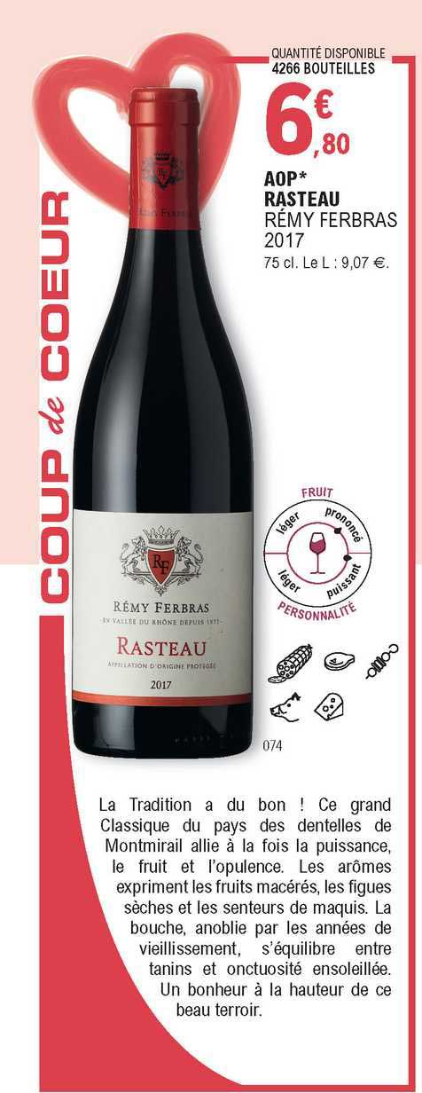 aop rasteau rémy ferbras 2017