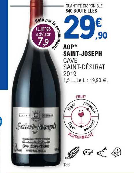 aop saint-joseph cave saint-désirat 2019
