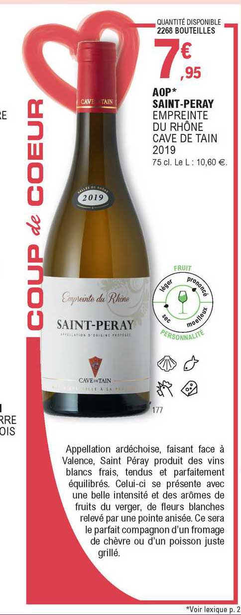 aop saint-peray empreinte du rhône cave de tain 2019