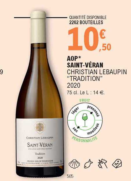 aop saint-véran chrisian lebaupin "tradition" 2020