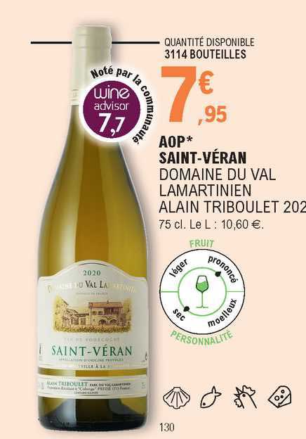 aop saint-véran domaine du val lamartinien alain triboulet 2020