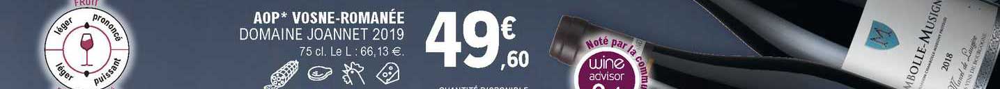 aop vosne-romanée domaine joannet 2019