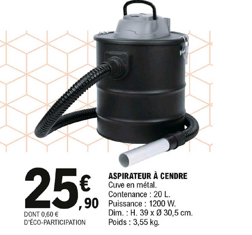 Aspirateur à Cendre