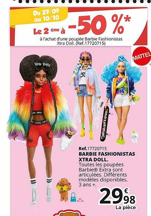 barbie fashionistas xtra doll.