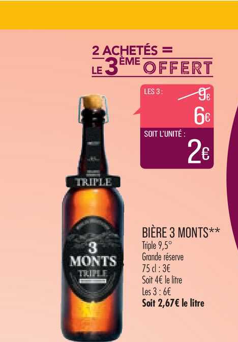 Bière 3 Monts