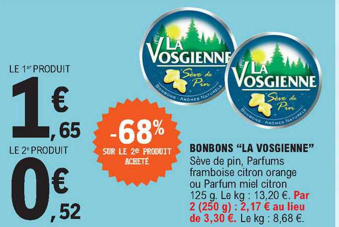 bonbons "la vosgienne"