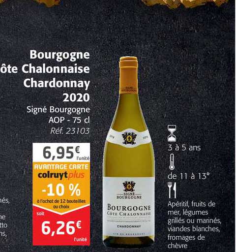 bourgogne côte chalonnaise chardonnay 2020 signé bourgogne aop