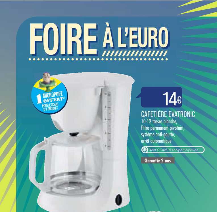 Cafetière Evatronic