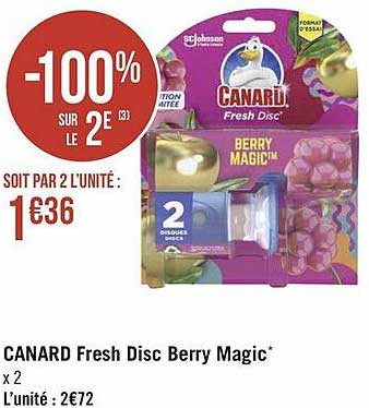 canard fresh disc berry magic