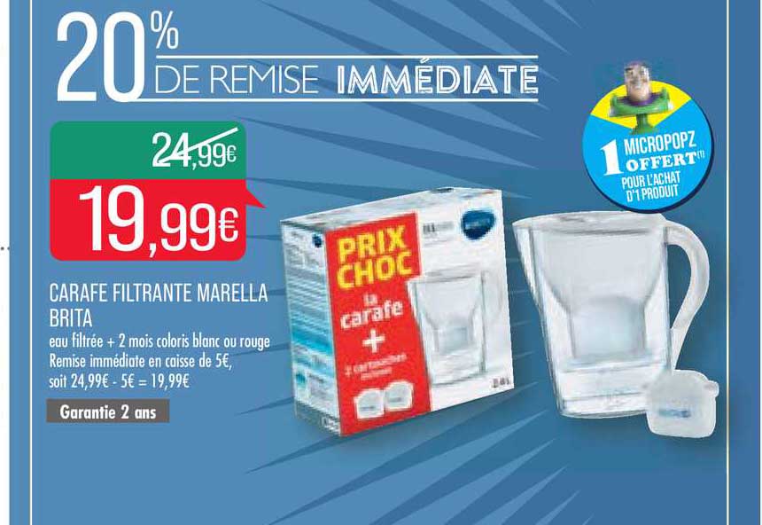 Carafe Filtrante Marella Brita