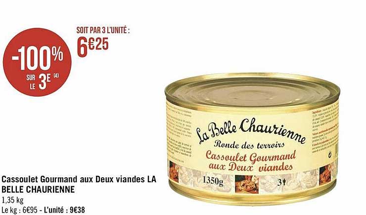 cassoulet gourmand aux deux viandes la belle chaurienne