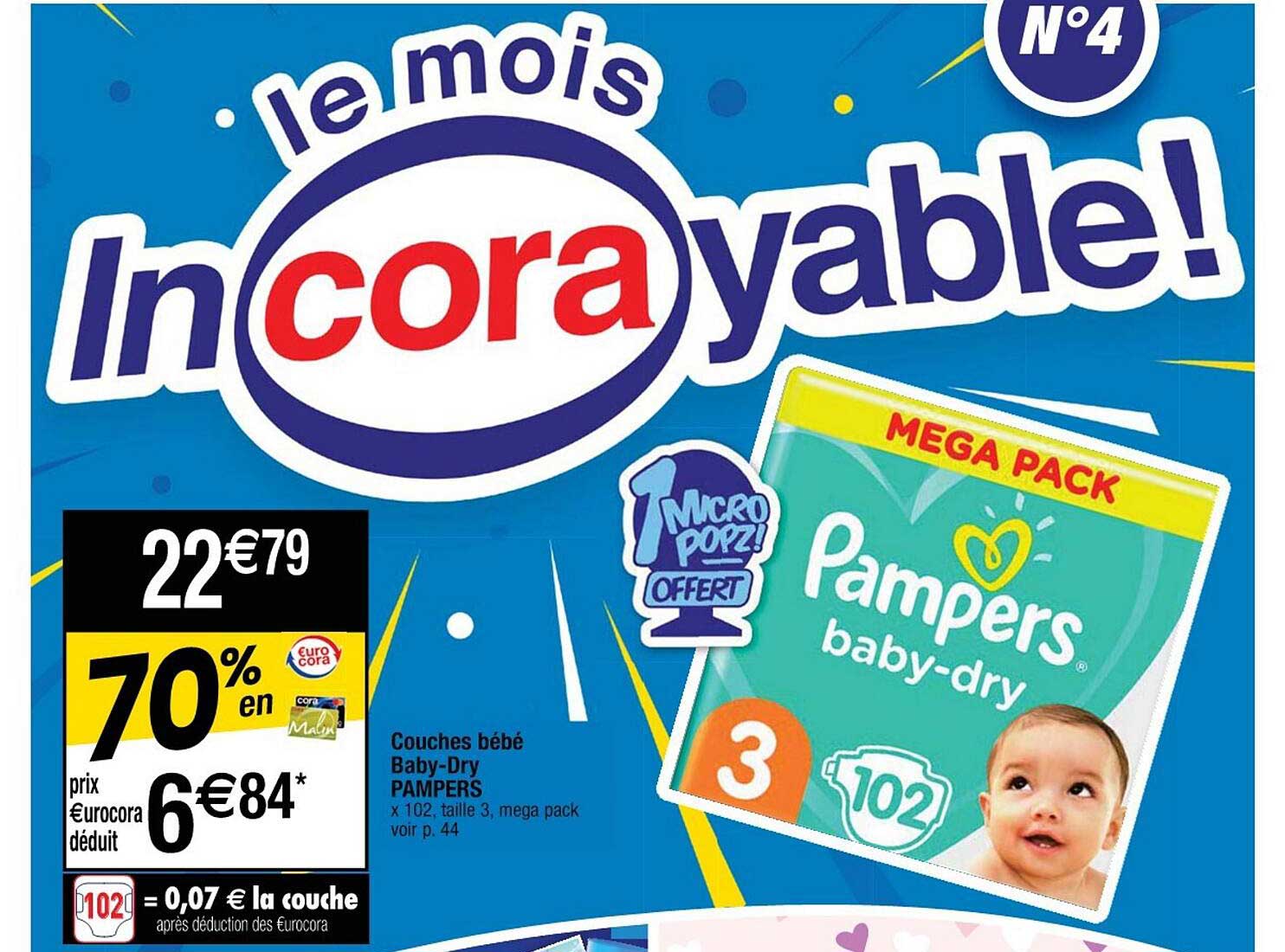 couches bébé baby-dry pampers