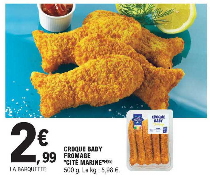 croque baby fromage "cité marine"