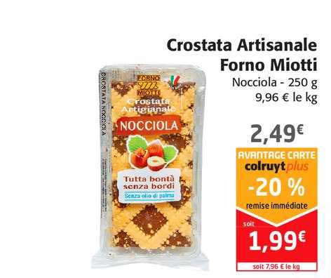 Crostata Artisanale Forno Miotti