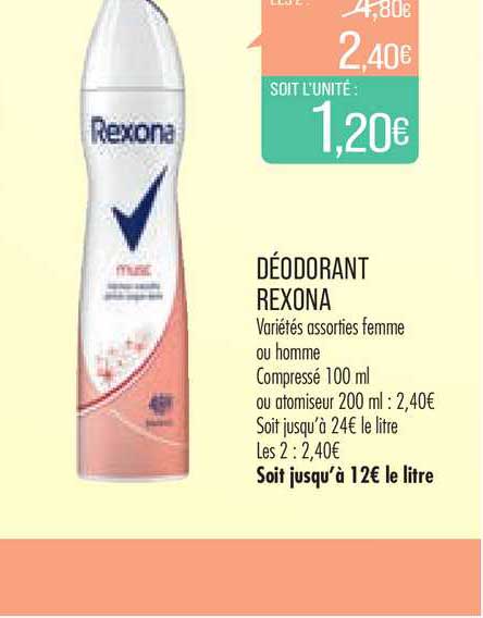 Déodorant Rexona