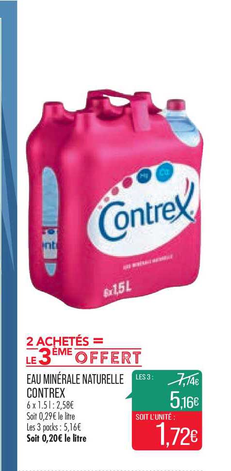Eau Minérale Naturelle Contrex