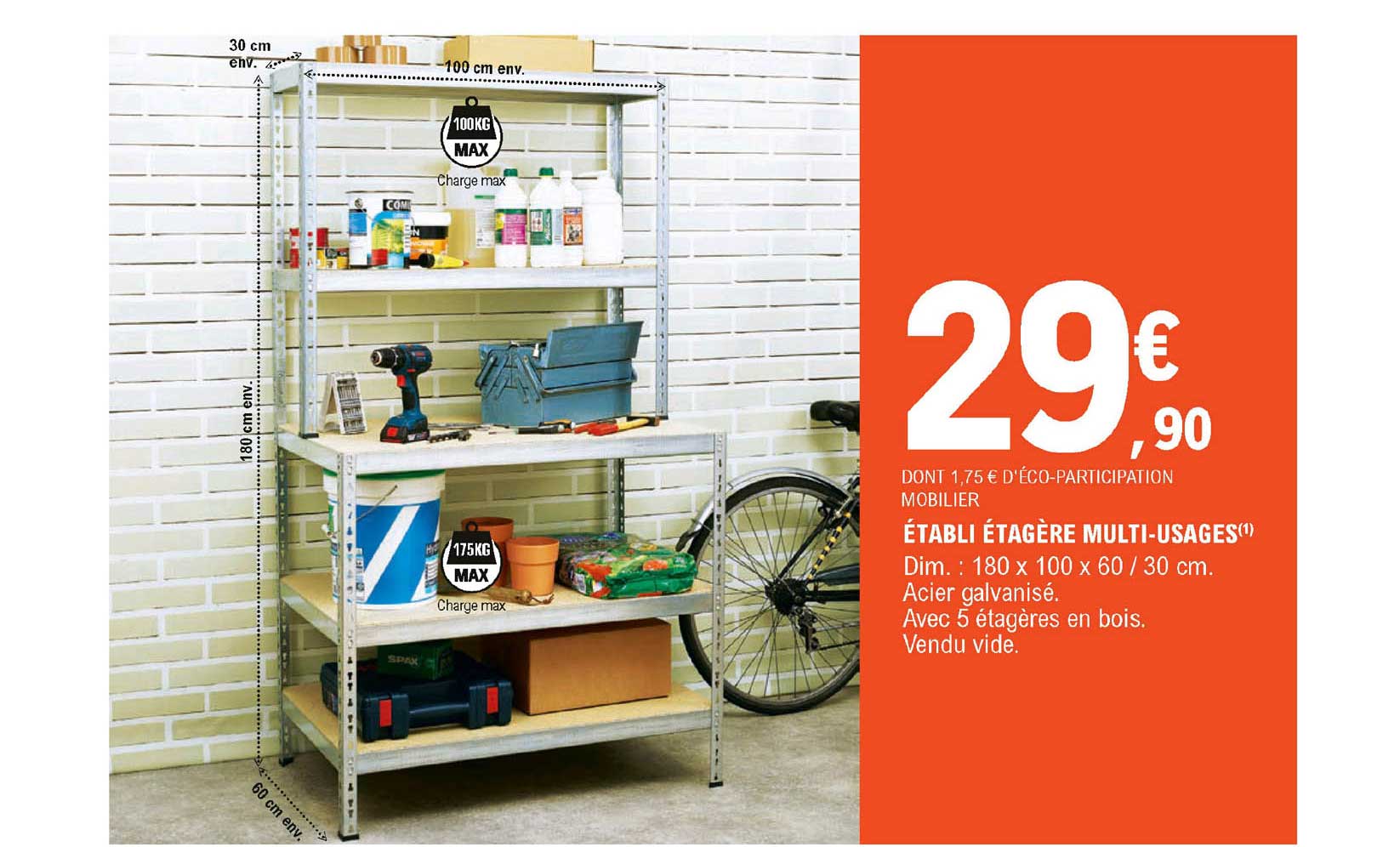 établi étagère Multi-usages