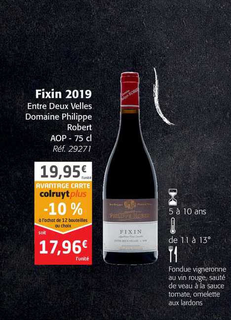 fixin 2019 entre deux velles domaines philippe robert aop