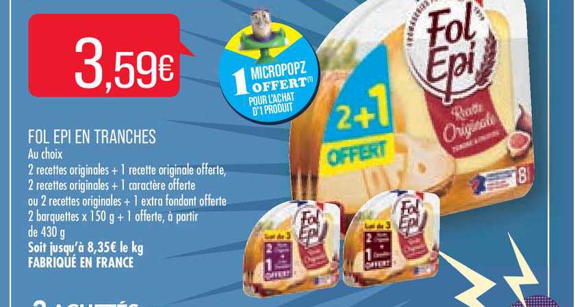 fol épi en tranches