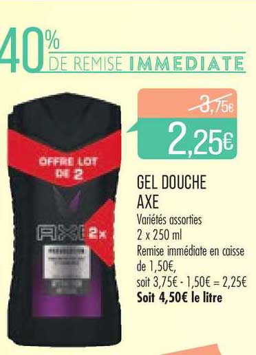 Gel Douche Axe