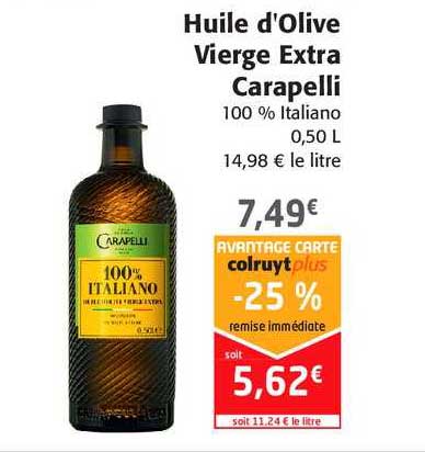Hile D'olive Vierge Extra Carapelli