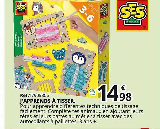 j'apprends à tisser