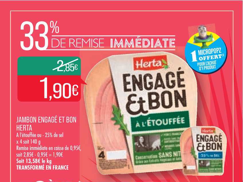 Jambon Engagé Et Bon Herta