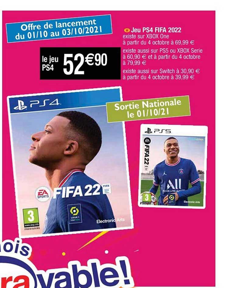 jeu ps4 fifa 2022