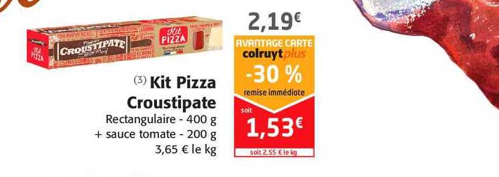 Kit Pizza Croustipate