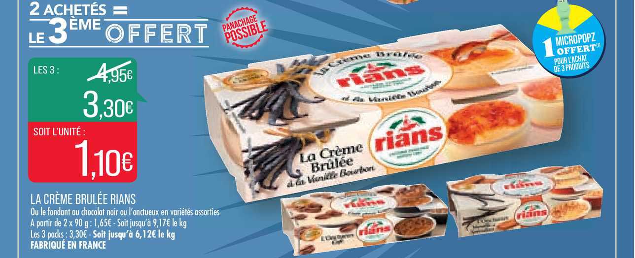 la crème brulée rians