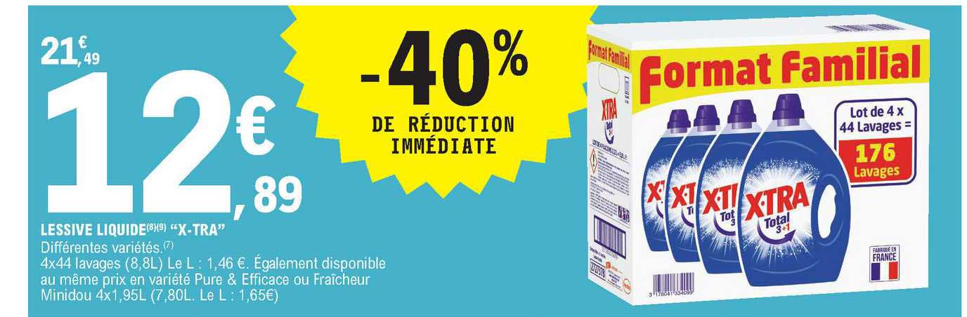 Lessive Liquide "x-tra"