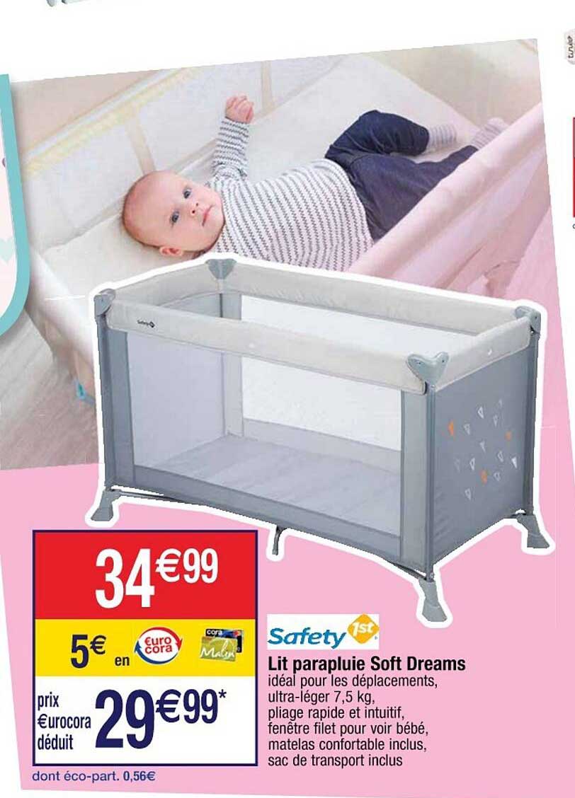 lit parapluie soft dreams safety