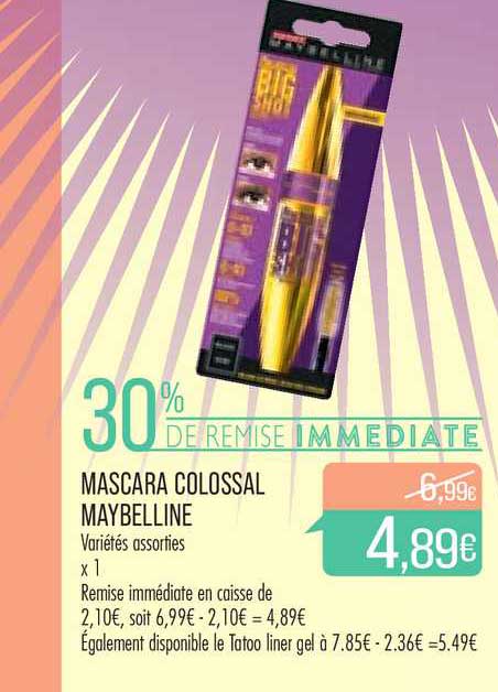 Mascara Colossal Maybelline