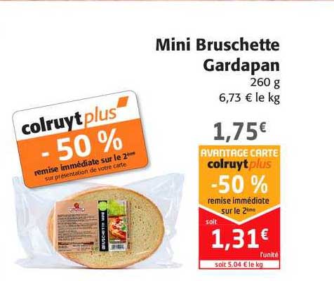Mini Bruschette Gardapan