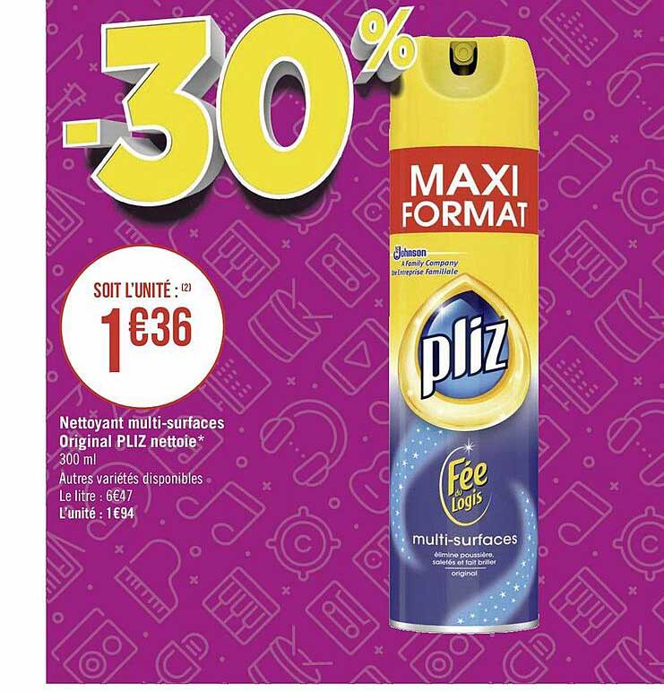 Nettoyant Multi-surfaces Original Pliz Nettoie